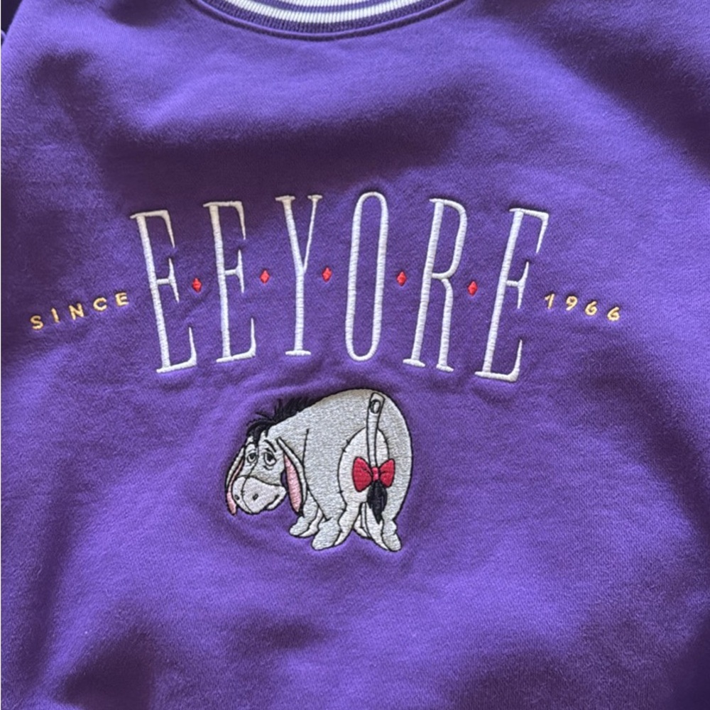 Disney Purple Eeyore Sweatshirt for Kids